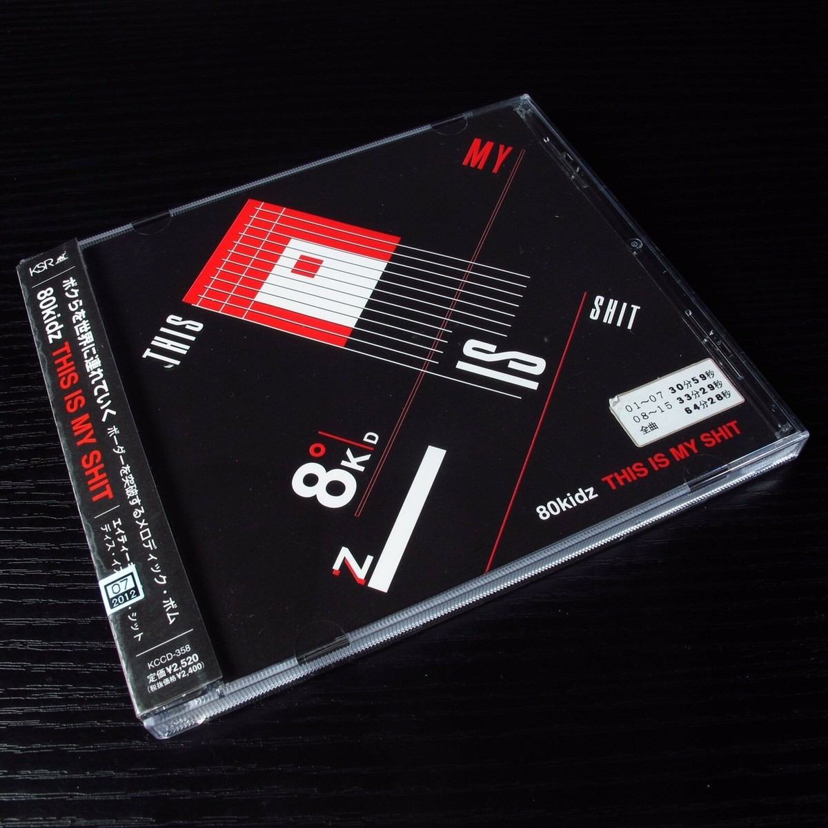 80Kidz - This Is My Shit JAPAN CD W/OBI Electro, Disco KCCD-358