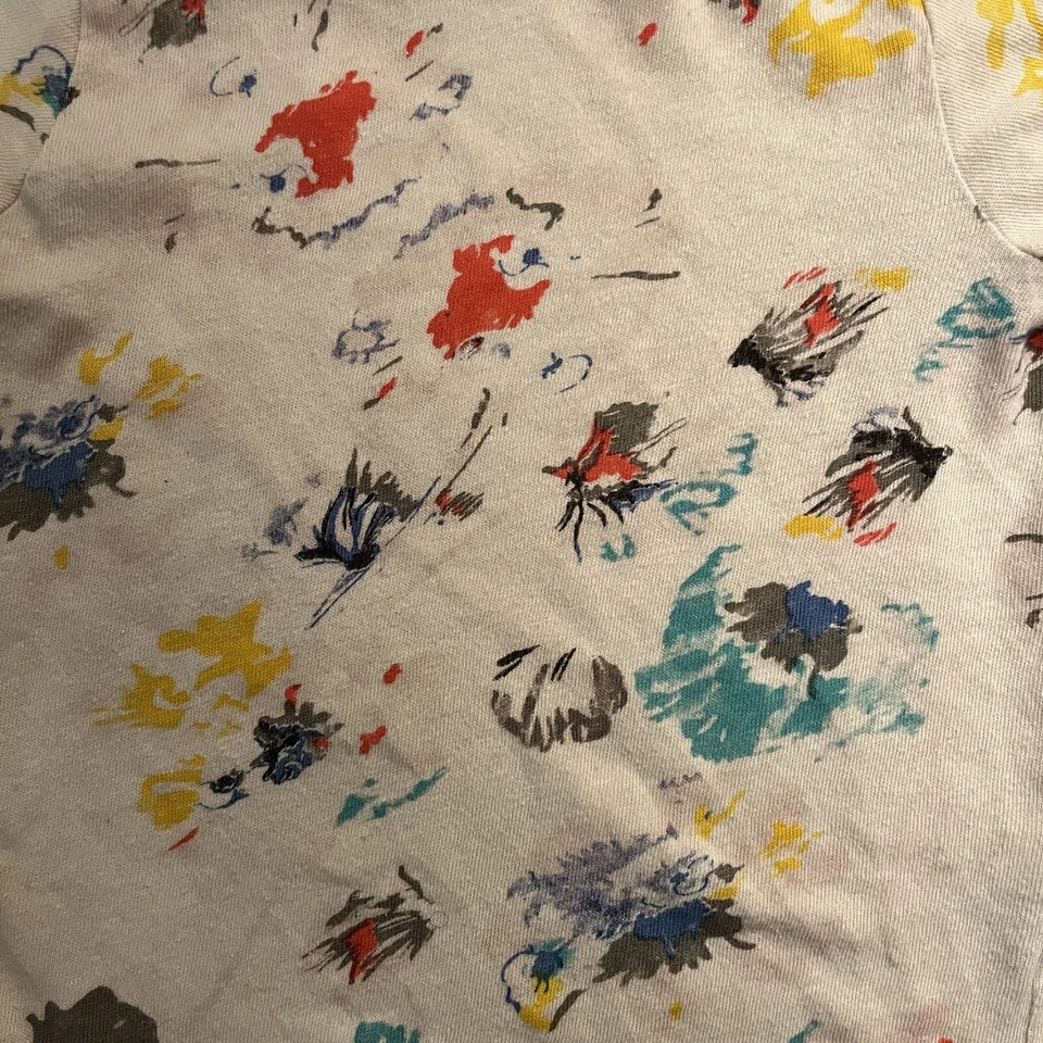 Camiseta Peek Abstracta Acuarela Artística Garabato Floral Talla Pequeña (4-5Y) Foto 3 de 4