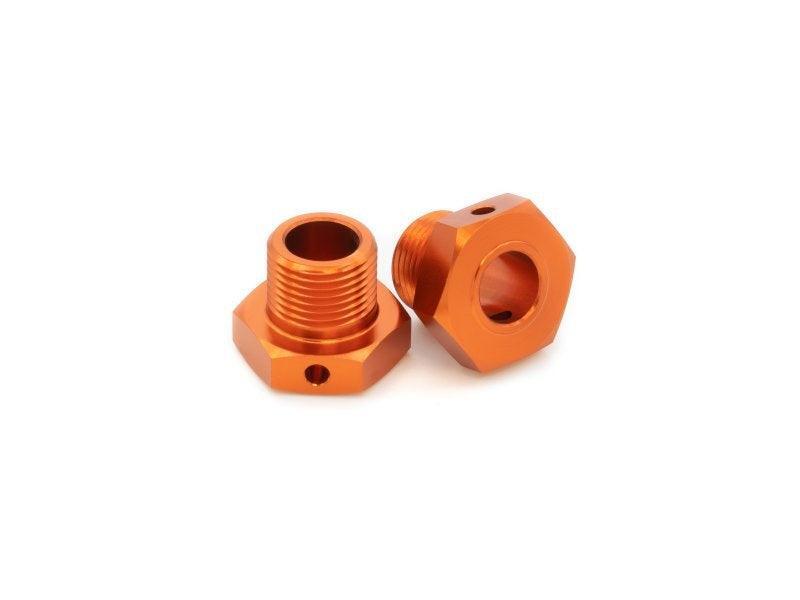 ホビーラジコン Hpi 160138 17mm Hex Hub Adaptor (Orange/2pcs) SAVAGE X FLUX
