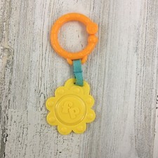 Fisher-Price Sit-Me-Up Floor Seat Yellow Replacement Teether Toy Hanging Frog