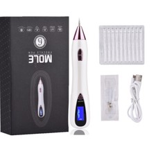 Handheld LCD Laser Spot Removal Pen Skin Wrinkle Tag Freckle Wart Mole Remover