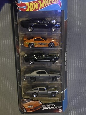 ミニカー Hotwheels FAST&FURIOUS 2023 Hot Wheels Fast And Furious 5 Pack Toyota Supra MK4 1
