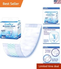 Premium Incontinence Booster Pads - 20 Count for Enhanced Absorbency and Comfort