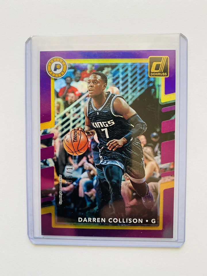 Donruss Darren Collison 2017-18/15 púrpura Foto 3 de 4