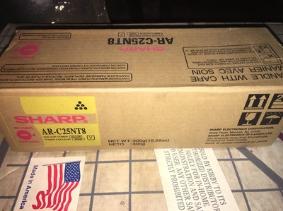 Genuine AR-C25NT8 Sharp Yellow Toner   New