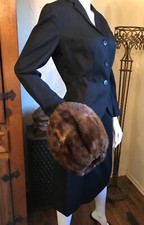 VINTAGE 1930  s 40  s Mink Fur Muff