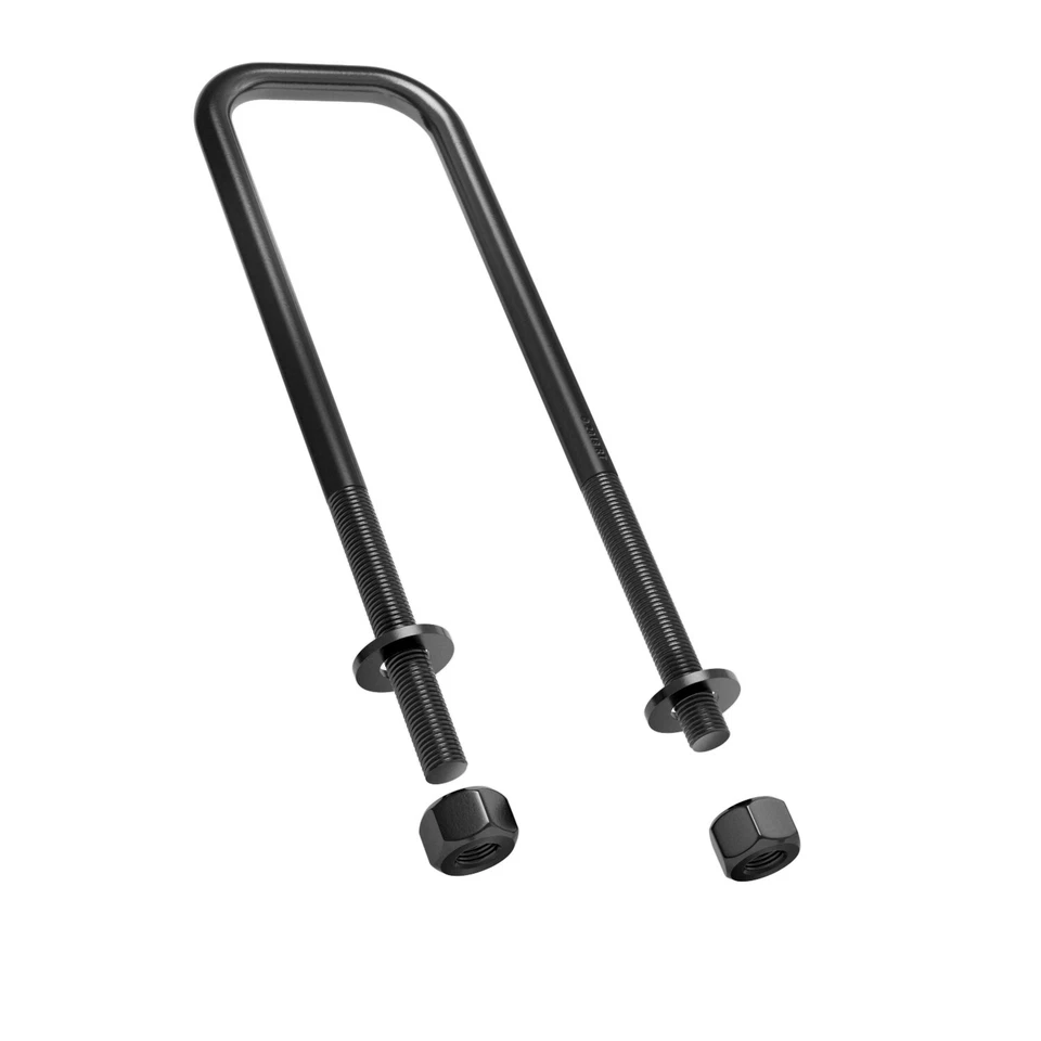 Leaf Spring Axle Black U-Bolt for Chevy GMC Trucks | 10.5" Length | 2.75" Width - Imagem 3 de 4