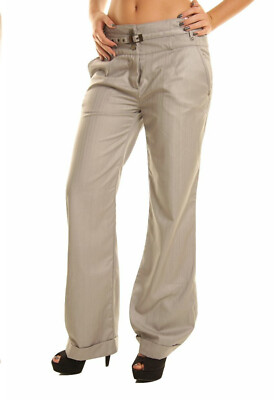 Damen Hose Zone Brera Red Label Grau Revers Gr. W28 2181 Neu