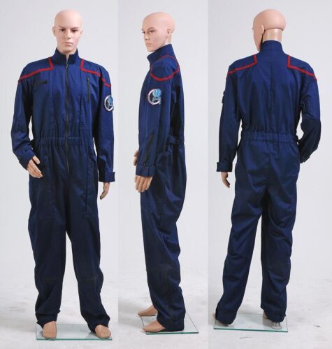 Combinaisons uniformes Star Trek combinaison bleu cosplay unisexe carnaval + Speedpak - Photo 1 sur 9
