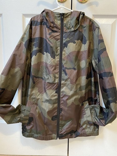Zine Windbreaker Jacket Camo Boys Size 