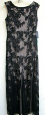 ONYX..FULL LENGTH..MAXI..SEXY..BLACK..EVENING..DRESS..NEW TAGS $140..SZ 14