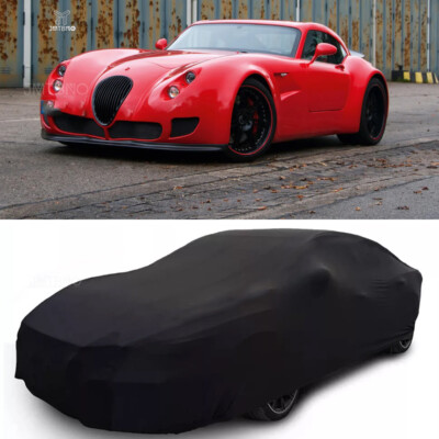 Black Stain Stretch Waterproof Outdoor Car Cover Protector For Wiesmann GT MF5