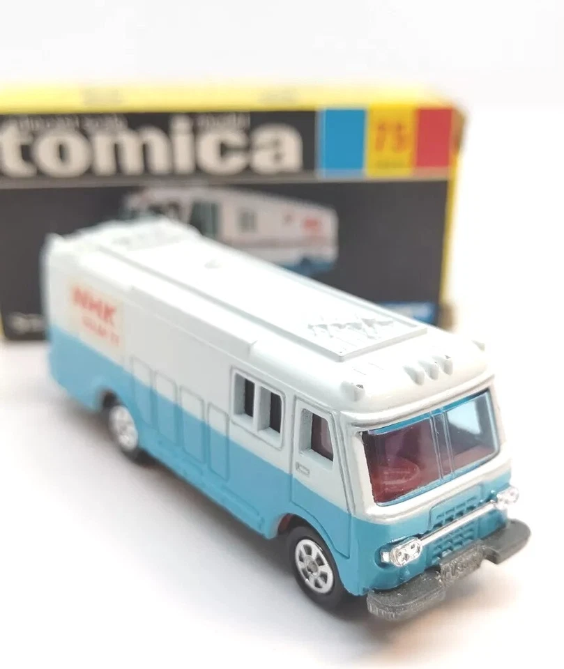 Tomica Black Box 75 NHK TV-BUS Japan Minicar S=1/122 - Image 3 of 4