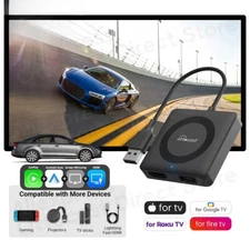Car TV Mate Pro Max Wireless CarPlay Android Auto Adapter for Fire Google TV