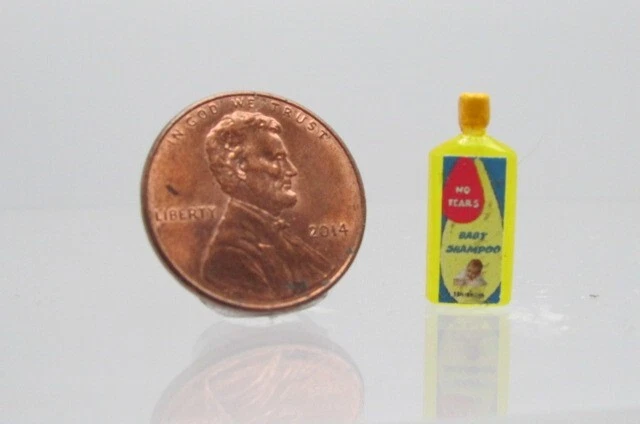 HUDSON RIVER Dollhouse Miniature Deatiled Replica Baby Shampoo Bottle HR51018
