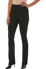 DG2 by Diane Gilman Compact Comfort Denim Bootcut Jean Black