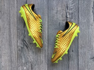 gold neymar cleats