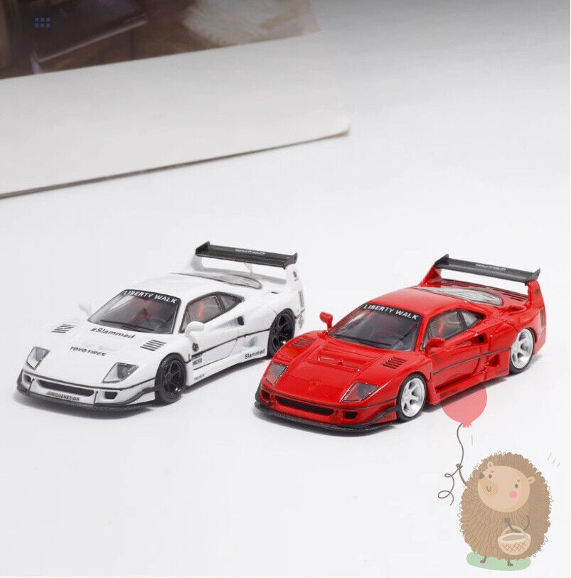 DM MODEL 1/64 F40 ミニカー LBWK DM MODEL 1/64 Ferrari F40 LBWK Modified Car Model Alloy