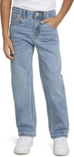 NWT Levi's Boy's 514 Straight Reg. Fit Performance Stretch Denim Jeans Size 18