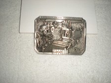 Vintage 1985 CASE International Belt Buckle "A Fresh Team For Today's Farmer"