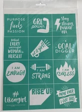 NEW “Goal Digger Minis” Chalk Couture Chalk Transfer Stencil Size B RETIRED