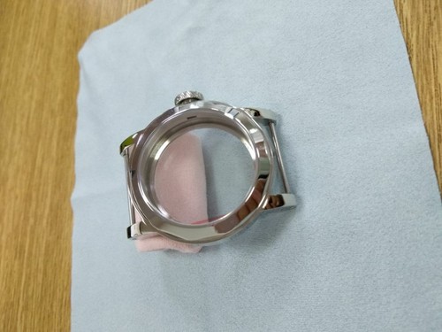 Stainless Steel Watch Case 44mm Sapphire Glass fit ETA 6497 6498 3600 - Picture 39 of 44