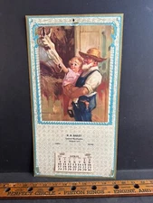 1932 Calendar, W.B. Bailey General Store, China, ME, Child Petting Horse