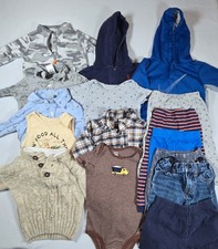 16 Lot Bundle Baby Boy Clothes Shorts Tee Shirts Pants Hoodie: 18M 18 Months
