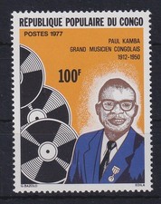 Congo / Congo 1977 músico Paul Kamba Mi.-Nr. 592 nuevo **