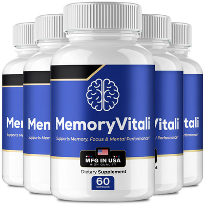 MemoryVitali Capsules, Official MemoryVitali Supplement (5 Pack)
