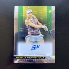 Brenda Fruhvirtova 2024 Topps Chrome Autograph Card #TCA-BFA