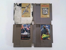 Lote De 16 Juegos Nintendo NES; Legend Of Zelda, Punch-Out!!, Castlevania II, TMNT