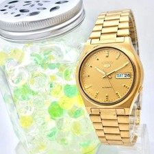 SEIKO5 Seiko 5 Mechanical Automatic Men's Watch Gold See Through 7S26 0540 2N034