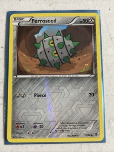 Pokemon - Ferroseed - 71/98 - Common - Reverse Holo - Emerging Powers -