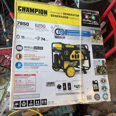 #ad 7850 6250 WATT Dual Fuel Generator. Champion Power Equipment $375.00