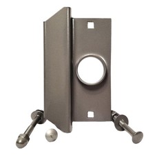 Steel Latch Guard Plate for Out-Swinging Doors Commercial Door Security U...