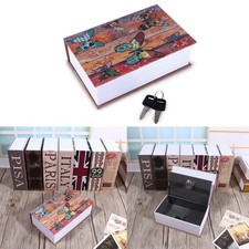 Security Book Box Secret Safe Lock Box For Valuables Storage