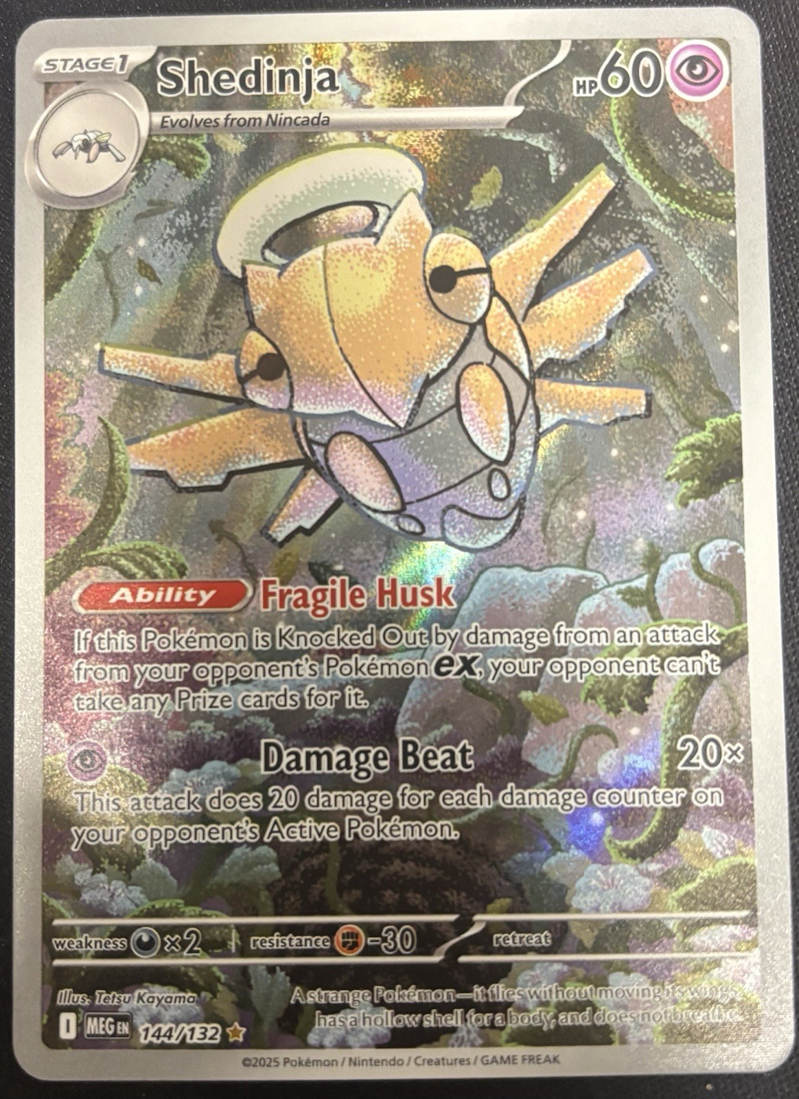 Shedinja - Illustration Rare ME01: Mega Evolution 144/132 NM