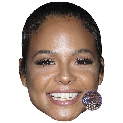 Christina Milian Großer Kopf. Größer als das Leben Maske.