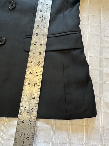 Zara Kids Boys Blazer Suit Coat Black Wool Blend Easter Special Occasion 13 14 - Picture 10 of 12