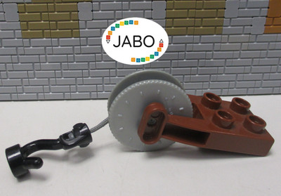 ( E11 / 9 ) Lego Duplo Seilwinde Abschlepphacken Baustelle Kranhacken Ritterburg