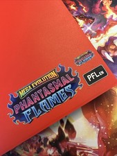 Pokemon Binder Stickers -Mega Evolution Phantasmal Flames+Set Symbol + Mini Logo