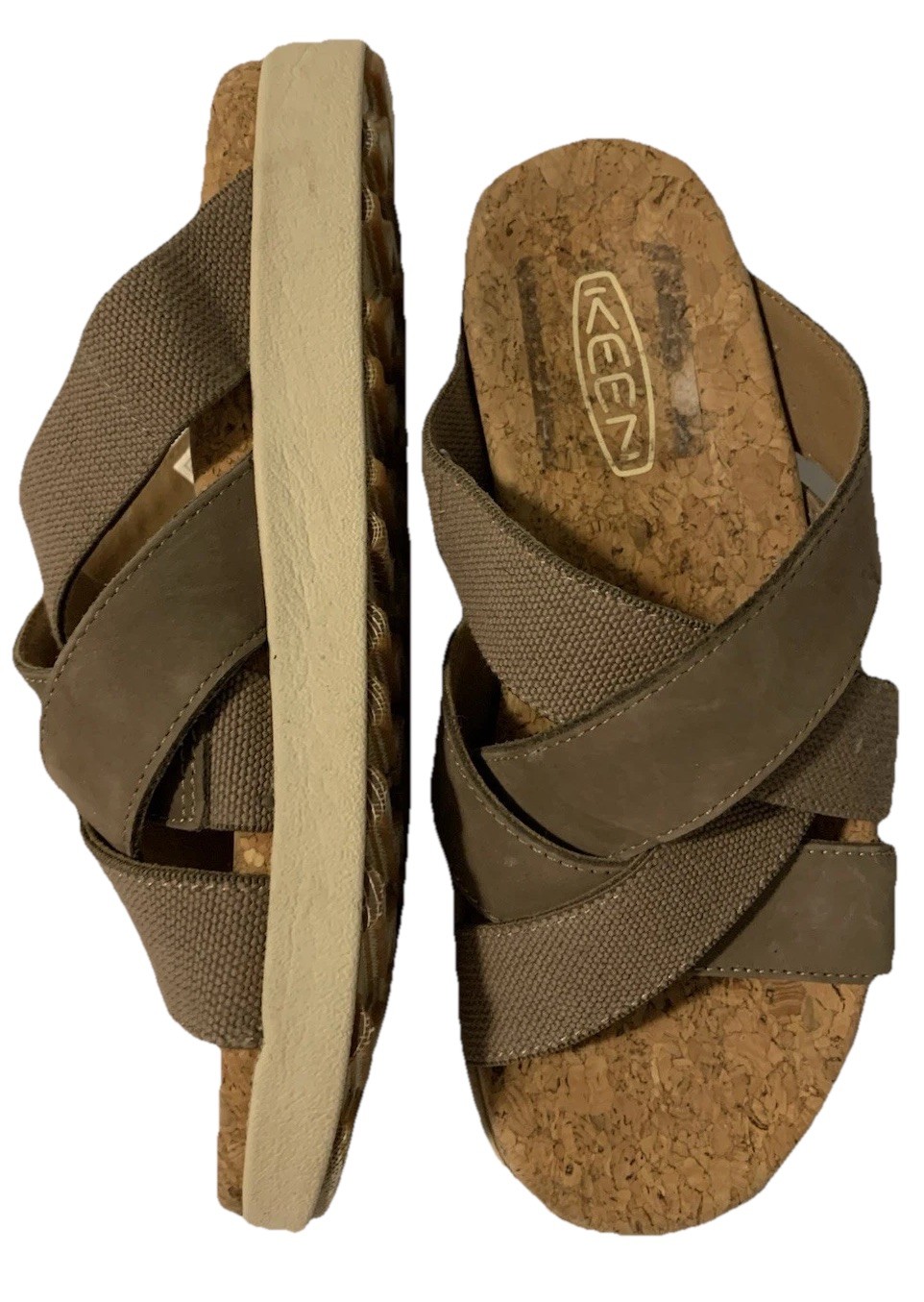 Sandali KEEN donna ELLE MISTI in pelle con cinturino slide brindle betulla taglia 5 5