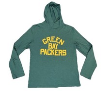 NFL Team Apparel Size Medium Green Bay Packers Hoodie Sweatshirt Green
