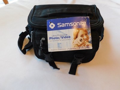 Samsonite Padded Camera Bag Ultra Protective 6 Pockets 817BK Black NOS