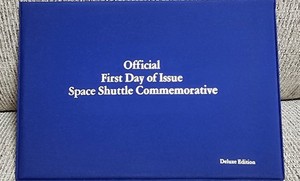 1981 OFFICIAL FIRST DAY OF ISSUE SPACE SHUTTLE 14k GOLD PIECE COMMEMORATIVE