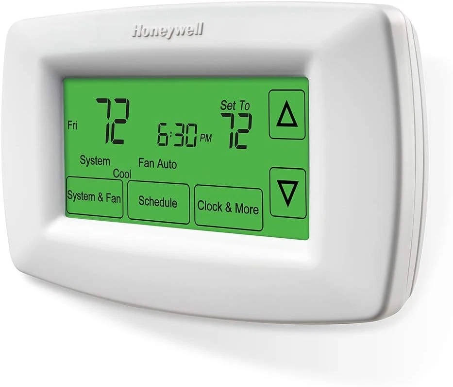 Programmable Touchscreen Thermostat - Large Display, White - Image 2 of 3
