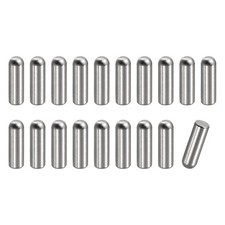 20pcs 5x15mm Dowel Pins Round Head Flat Chamfered End Dowel Pin