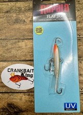 NOS Discontinued Rapala Flat Jig 04 GPO 9/16 oz. 1.5 inch Livescope Ice Jig
