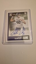 2021 Panini Chronicles Draft Picks Score Rookie Autographs Peyton Ramsey #SA-PRA